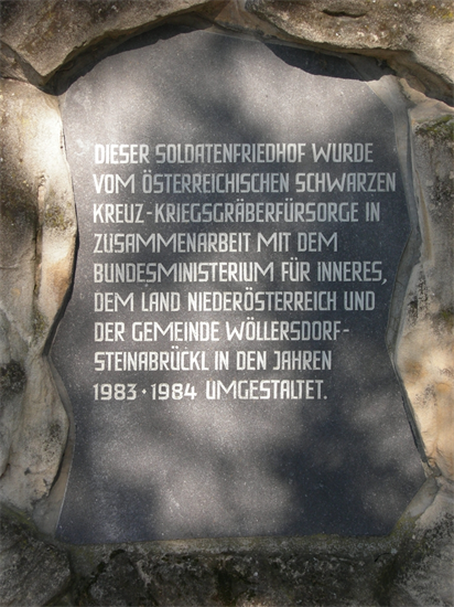 Foto für Kriegerfriedhof mit Denkmal in Steinabrückl